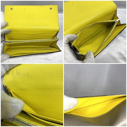 Celine Bifold Long Wallet Large Flap Ec21285 Glazed