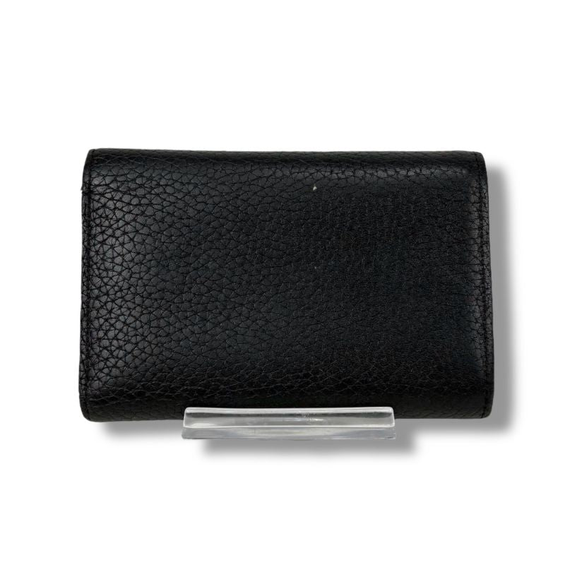 Louis Vuitton Trifold Wallet Portefeuille Capucines Black Taurillon
