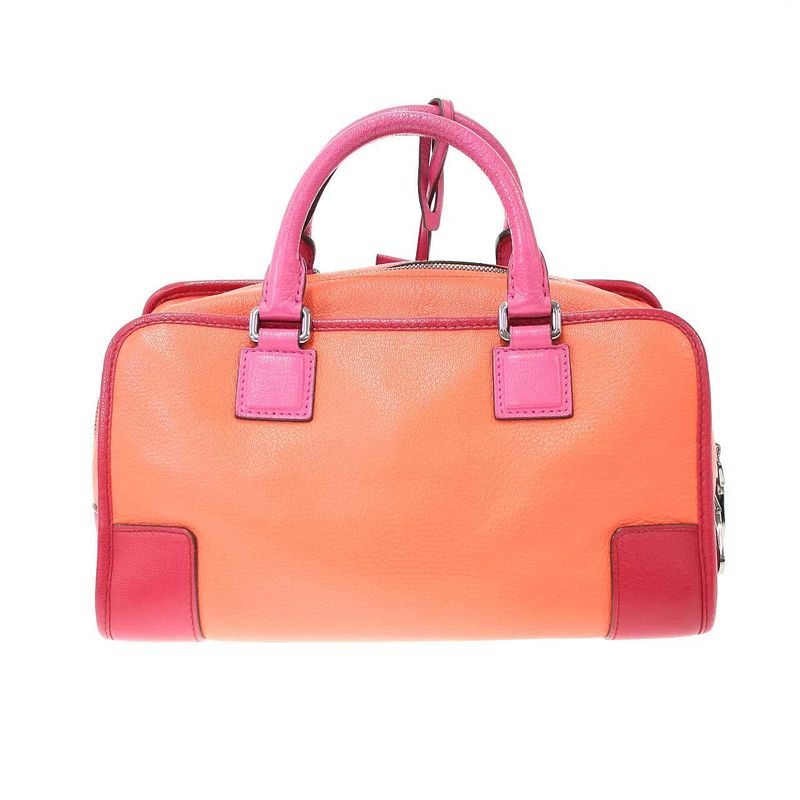 Loewe Amazona 28 Mini Boston Leather Bag 352.35aa03 Orange
