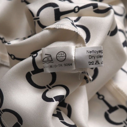 OLD Celine Old Celine Vintage Blouse Size 40 All Silk Harness Pattern Bits Long