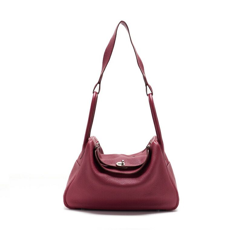 Hermes Lindy 34 Shoulder Bag Taurillon Clemence Tosca Tosca (silver Hardware)