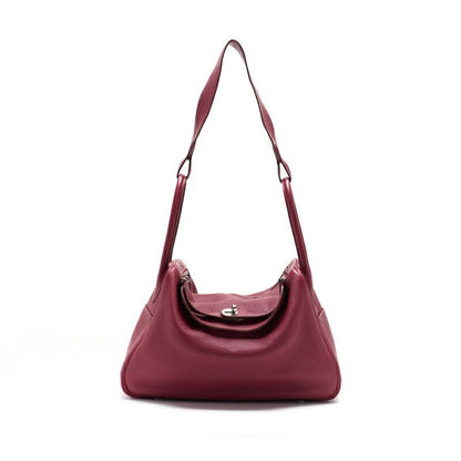 Hermes Lindy 34 Shoulder Bag Taurillon Clemence Tosca Tosca (silver Hardware)