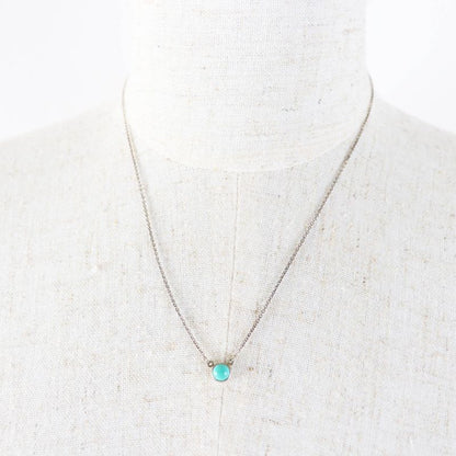 Tiffany & Co Colored By-the-yard Necklace Ag925 Turquoise Blue