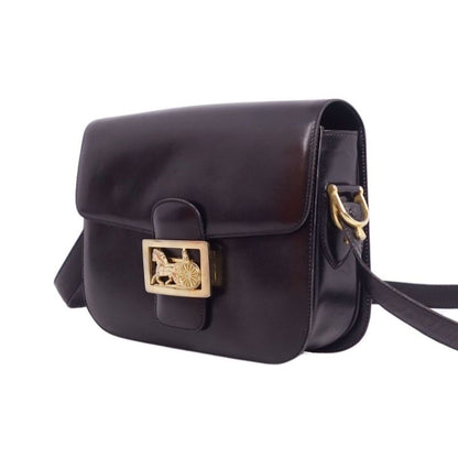 Vintage Celine Bag Shoulder Bag Gold Carriage Gold