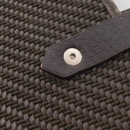 Hermes Amedava Diago PM Tote Bag Leather Polyester Brown Women