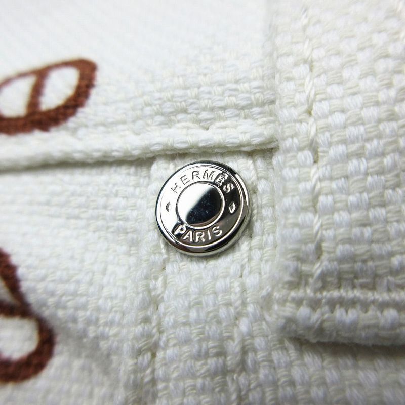 Hermes 25ss Chaine Dancre Chaine D'ancre All-Over Print Shorts Size XS Women