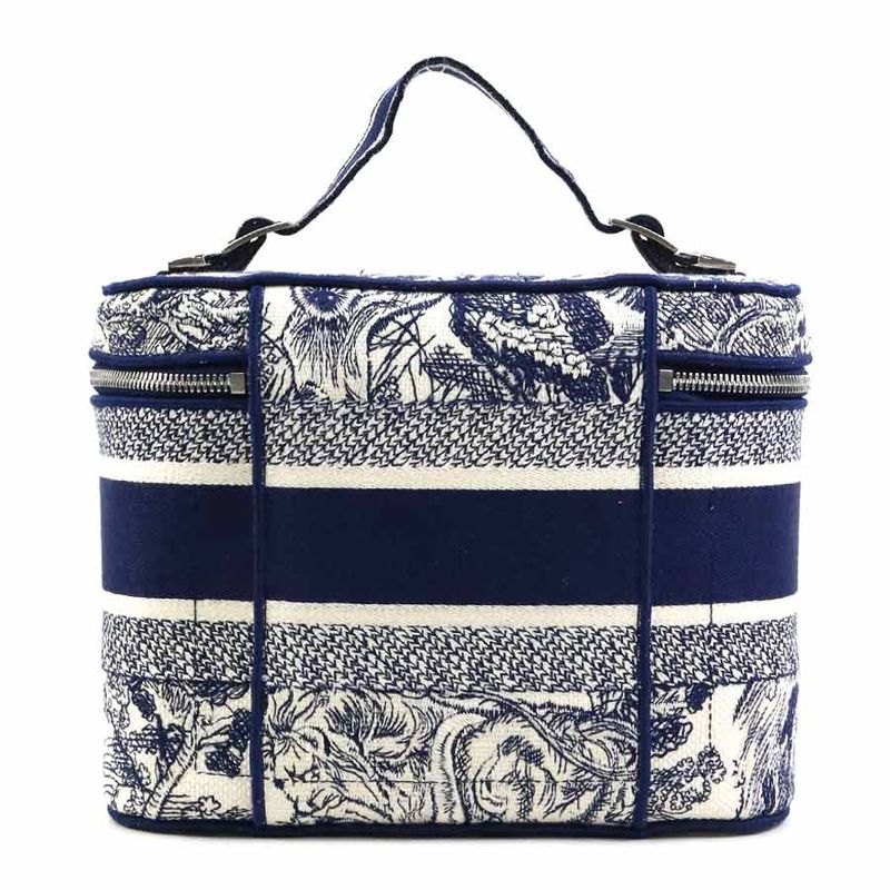 Christian DIOR Vanity Bag Handbag Oblique