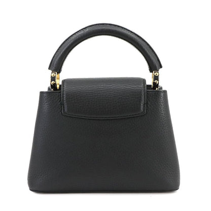 Louis Vuitton Capucines MINI 2way Hand Shoulder Bag Taurillon Leather Noir