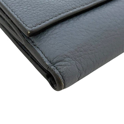 Fendi Fold Wallet Gray Peekaboo 8m0438 Excellent Condition Leather