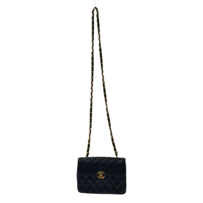 Chanel | Single Flap Mini Matelasse Lambskin Shoulder Bag | Navy Bordeaux |