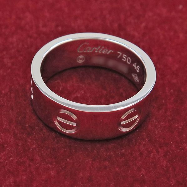 Cartier Love Ring #46 (size Near 6) [none Fee Gift [A Rank