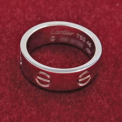 Cartier Love Ring #46 (size Near 6) [none Fee Gift [A Rank