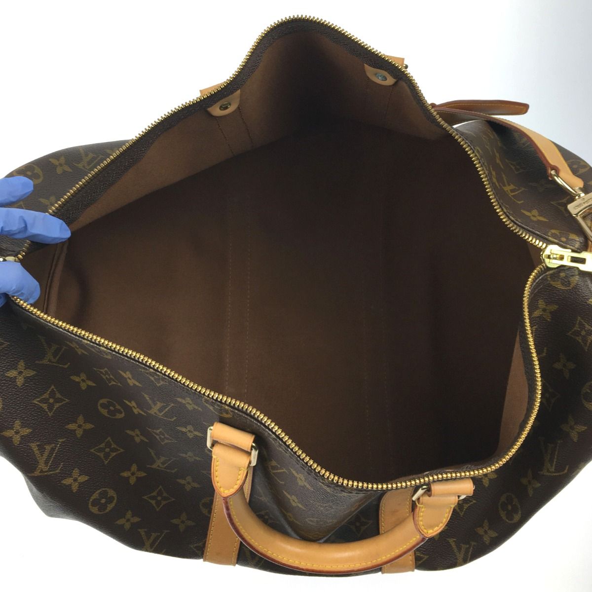 Louis Vuitton Monogram Keepall Bandouliere 50 Boston Bag
