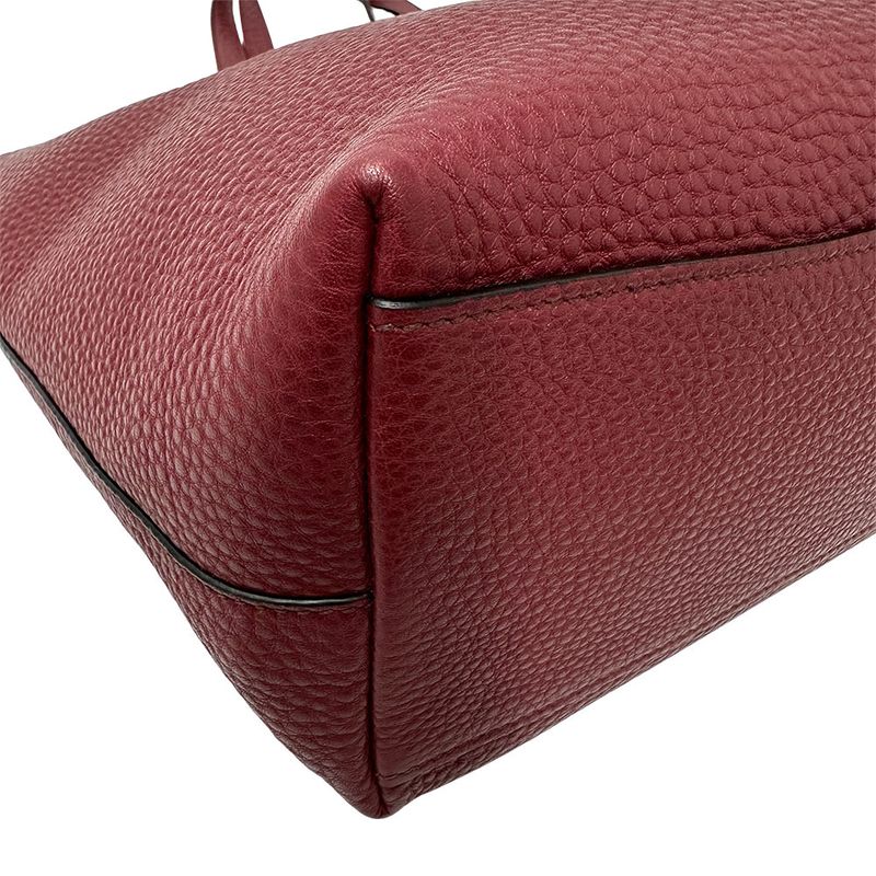 Prada Bag Women's Brand Tote Leather Bordeaux 1bg100 Red Cool Chic