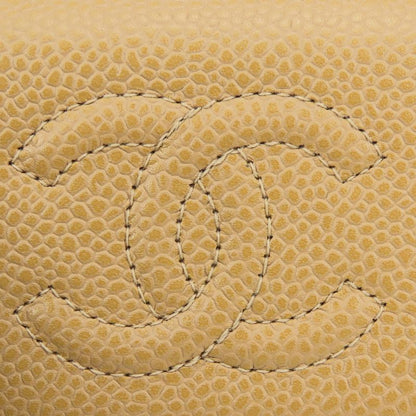 Chanel Key Case 6-stacks Caviar Skin Beige Gold Hardware 8-stacks Coco Mark