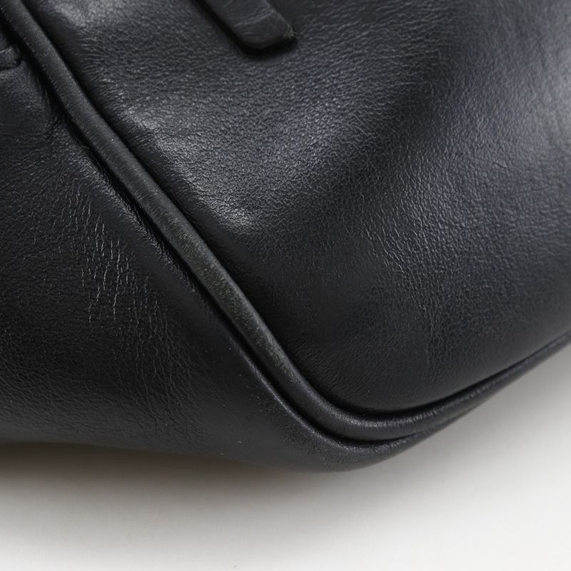 Fendi Fish Eye 2way Shoulder 7va526 Calf Black Unisex Body Bag