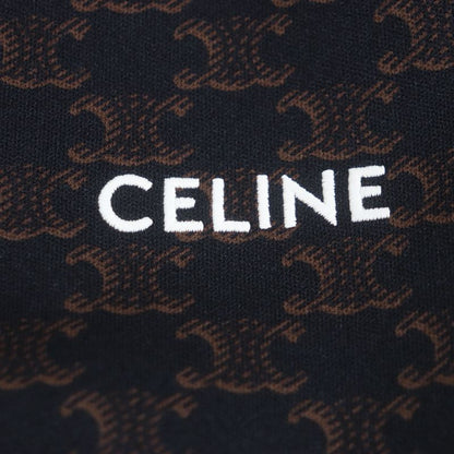 Celine 23SS 2y74a366 Monogram Triomphe Charm Logo Embroidery Zip-up Tracksuit