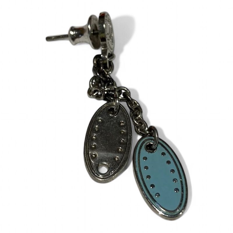 Celine ⑤ Earrings Women Blue×silver FREE