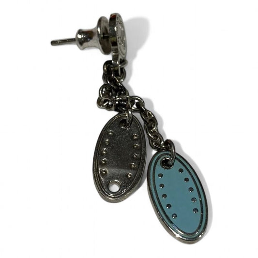 Celine ⑤ Earrings Women Blue×silver FREE