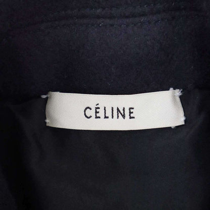 Celine by Phoebe Philo 15aw Melton Wool Short P Coat Navy 34
