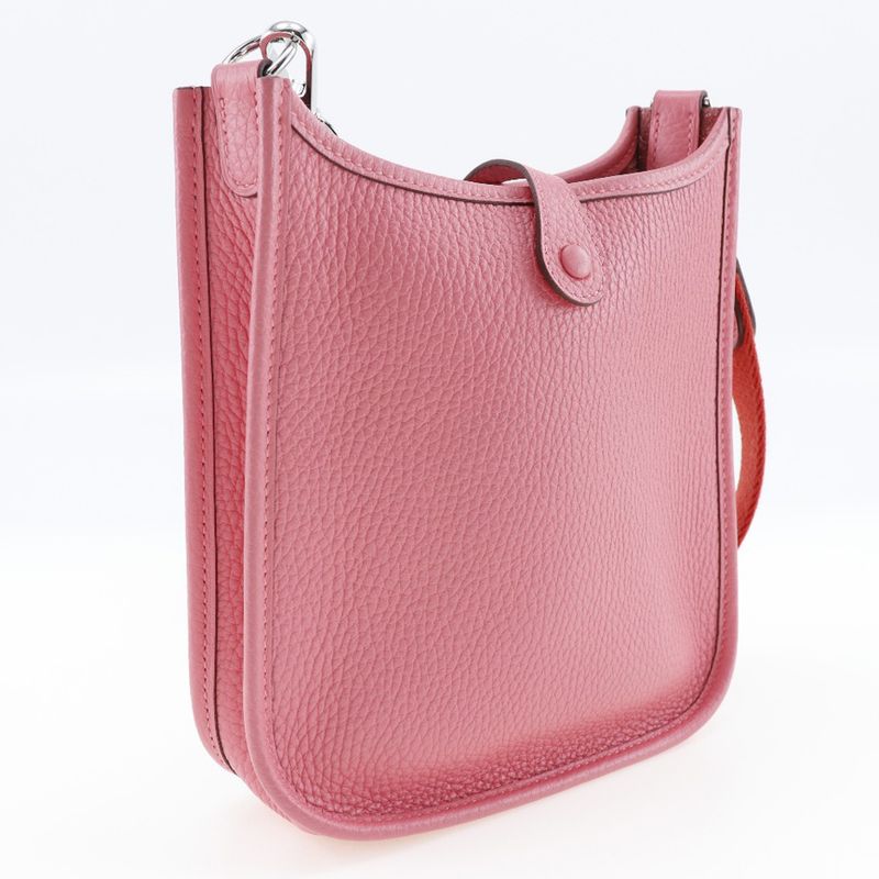 Hermes Evelyn TPM Amazon Taurillon Clemence Rose Azalea Pink/red Y Ladies