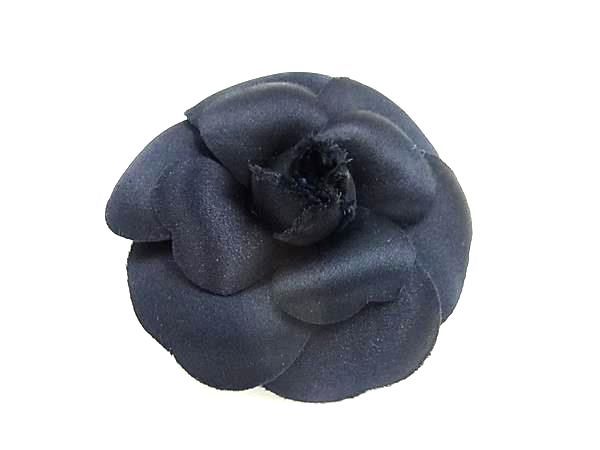 Chanel Camellia Pin Brooch Pin Badge Corsage Accessories For Women In Navy