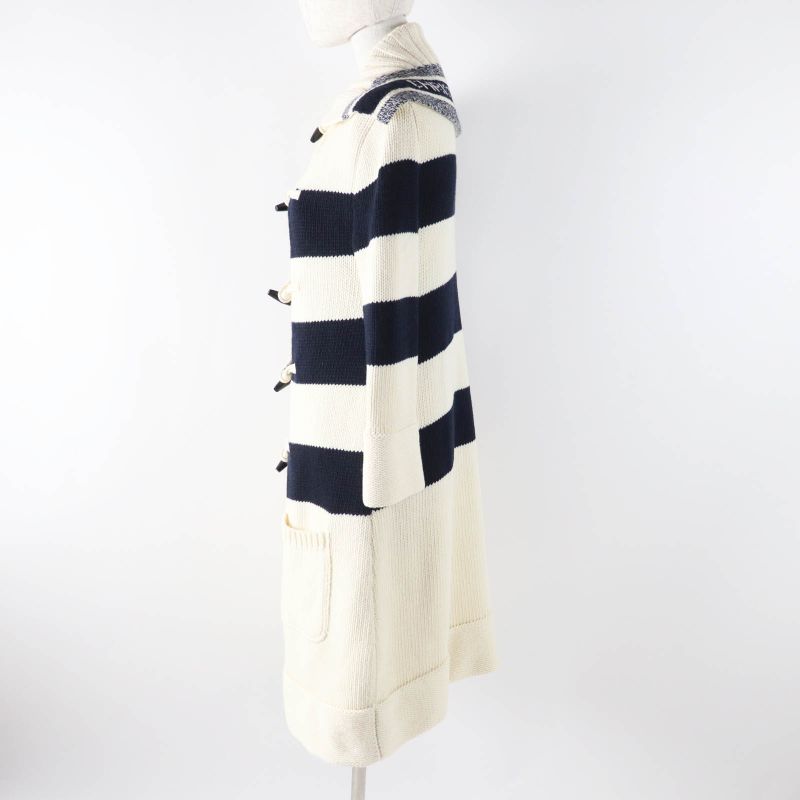 Christian DIOR 21AW 144m01am318 Wool Cashmere Blend DIOR Marinière Motif Logo