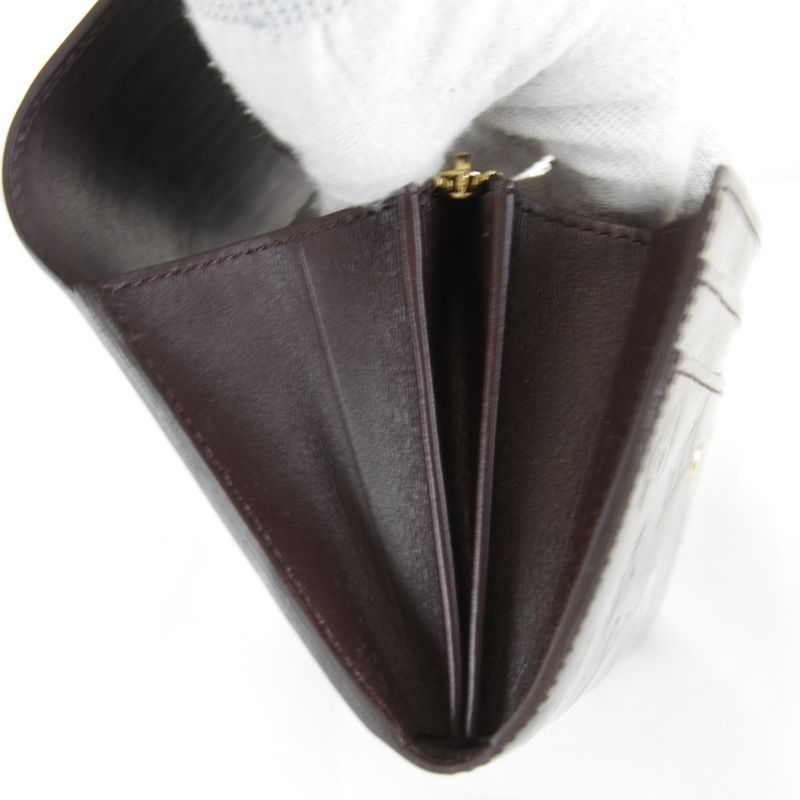 Louis Vuitton M91521/th4069 Vernis Amarante Portefeuille Sarah Long