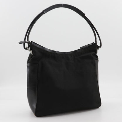 Gucci 001.3766 Nylon Canvas Black Women Shoulder Bag