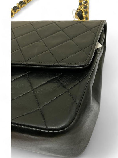 Chanel 0693053 Double Chain Double Flap Lambskin Matelasse Shoulder Bag Women