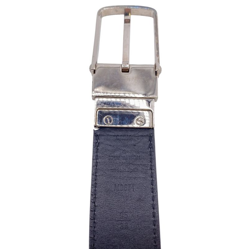 Louis Vuitton M9674 Damier Infini Belt Brand Jeans Dress Casual Business Black