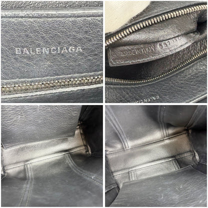 Balenciaga Everyday Tote 2way Wave Logo Black White Tote Bag Shoulder Bag