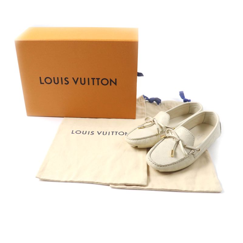 Louis Vuitton 2023 1achau Gloria Line Monogram Perforated Ribbon Design Leather