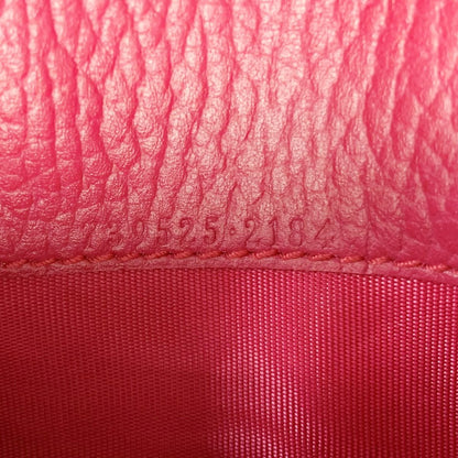 Gucci Leather GG Amarant 739525 Black Card Case with Bag