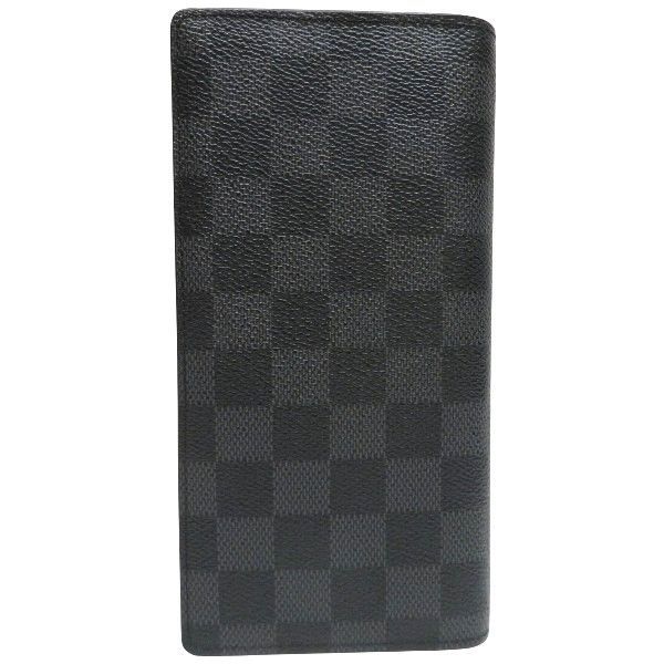 Louis Vuitton Damier Graphite Portefeuille Blazer N62665 Long Wallet Bifold
