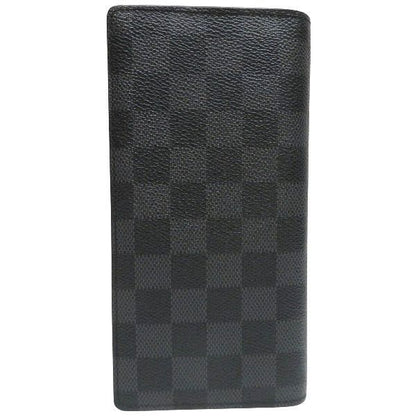 Louis Vuitton Damier Graphite Portefeuille Blazer N62665 Long Wallet Bifold