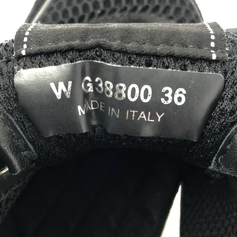 Chanel - Coco Mark Leather Paneled Low Cut Sneakers - 36 - Black - Women's