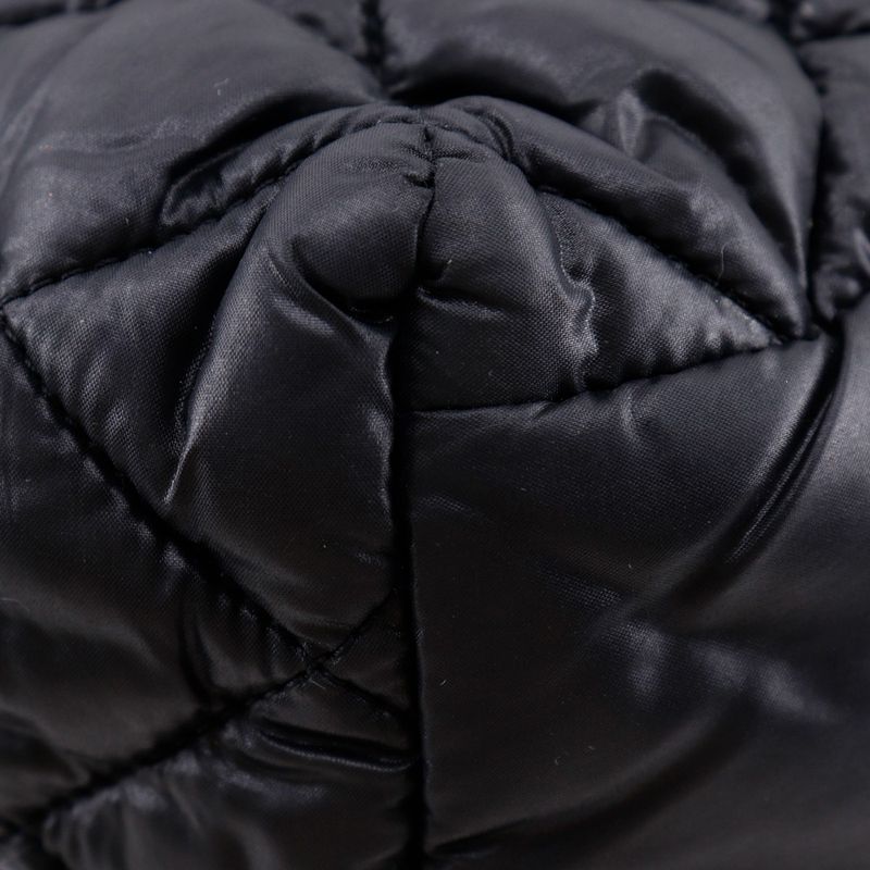 Chanel Coco Cocoon Small Tote Reversible A48610 Nylon Black Ladies Handbag