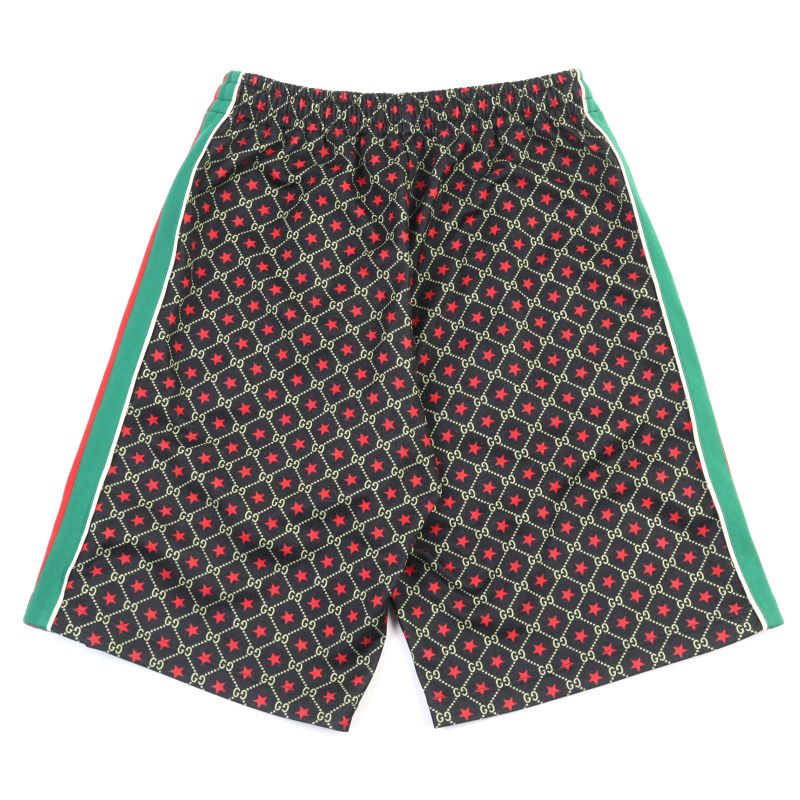 Gucci 575736 GG Star Sherry Line Shorts With Drawstring Rings Multicolor S Made