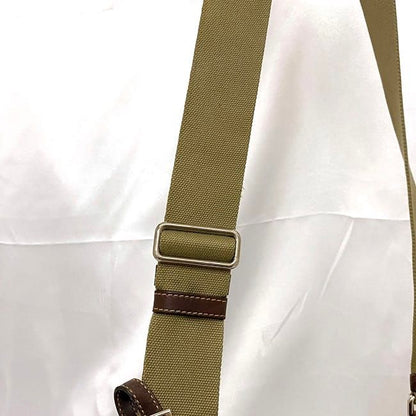 Prada Shoulder Bag Beige Brown Bt0536 Excellent Condition Jacquard