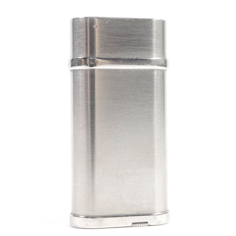 Cartier Godron Oval Hairline Roller Smoking Tool Silver Swiss