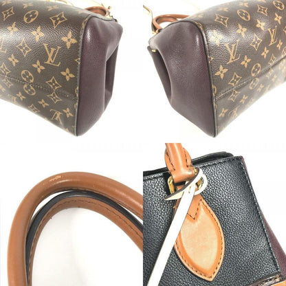 Louis Vuitton Handbag Fold Tote MM M45409 Monogram Canvas Brown