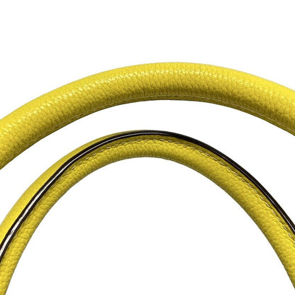 Celine Handbag Luggage Mini Shopper Yellow Leather