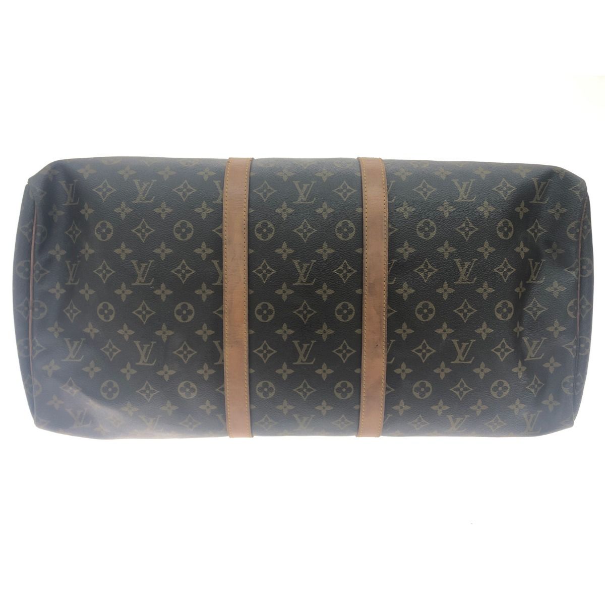 Louis Vuitton Unisex Boston Bag Monogram Keepall 55 M41424 Brown