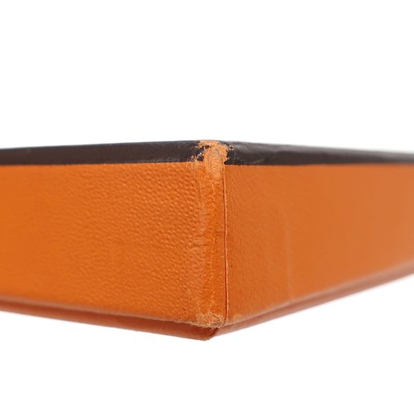 Hermes Necktie None Ground 5.5cm (2.17in) Silk Black Scarf Tie [box