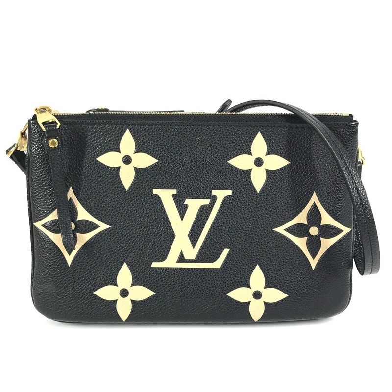 Louis Vuitton Shoulder Bag Pochette Double Zip M80787 Monogram Empreinte