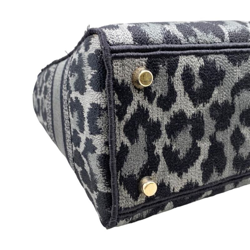 Christian Dior Handbag Shoulder Bag Lady D-Lite Medium Bag M0565orhm Leopard