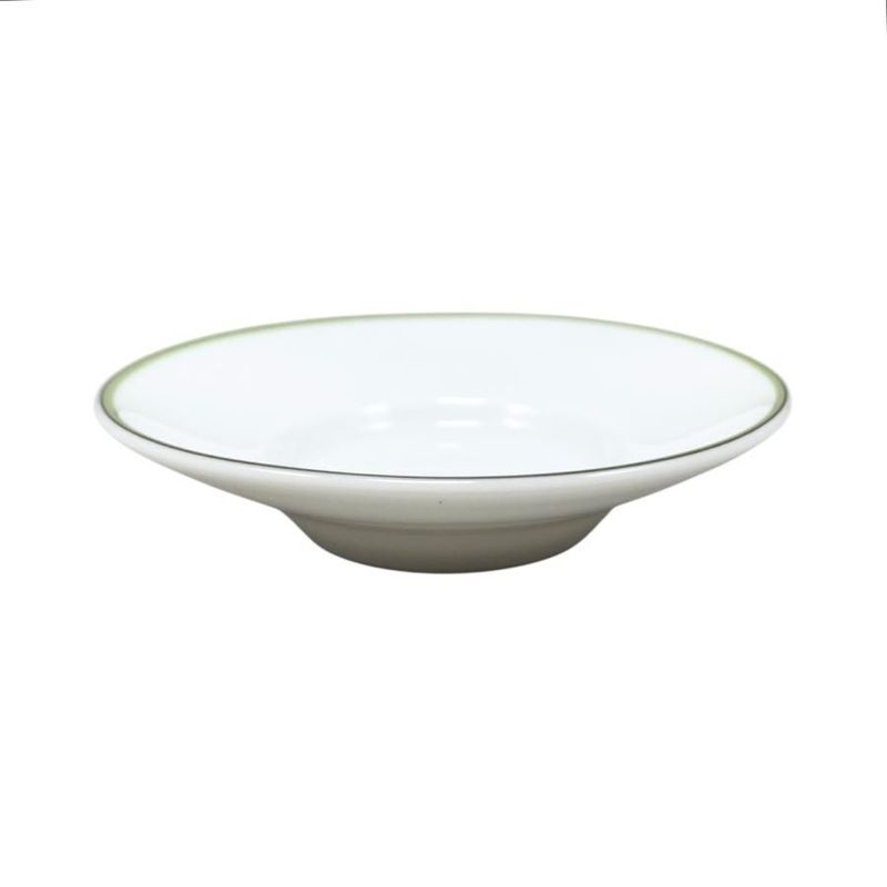 Hermes Teacup Rhythm Asian Teacup and Saucer with Lid H Logo Green White Hermes