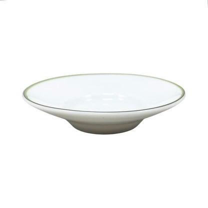 Hermes Teacup Rhythm Asian Teacup and Saucer with Lid H Logo Green White Hermes