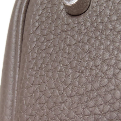 Hermes Picotin Lock MM Etan Silver Hardware Handbag Taurillon Women